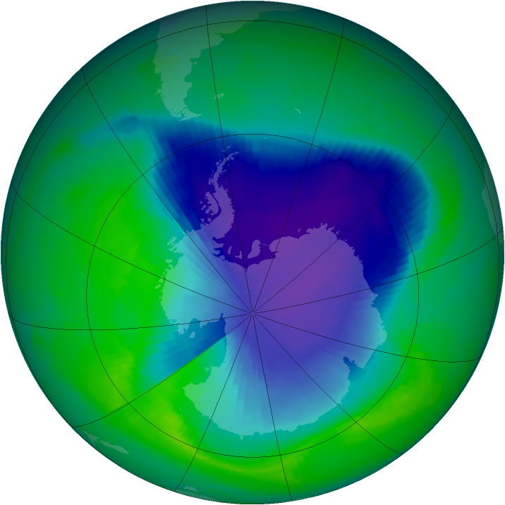 Ozone Map 1998-11-10